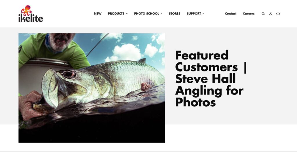 Fly Fishing Photographer Featured By Ikelite